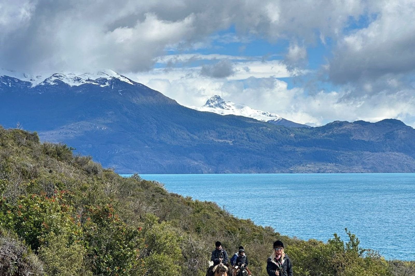 Lago General Carrera and the mountains beyond